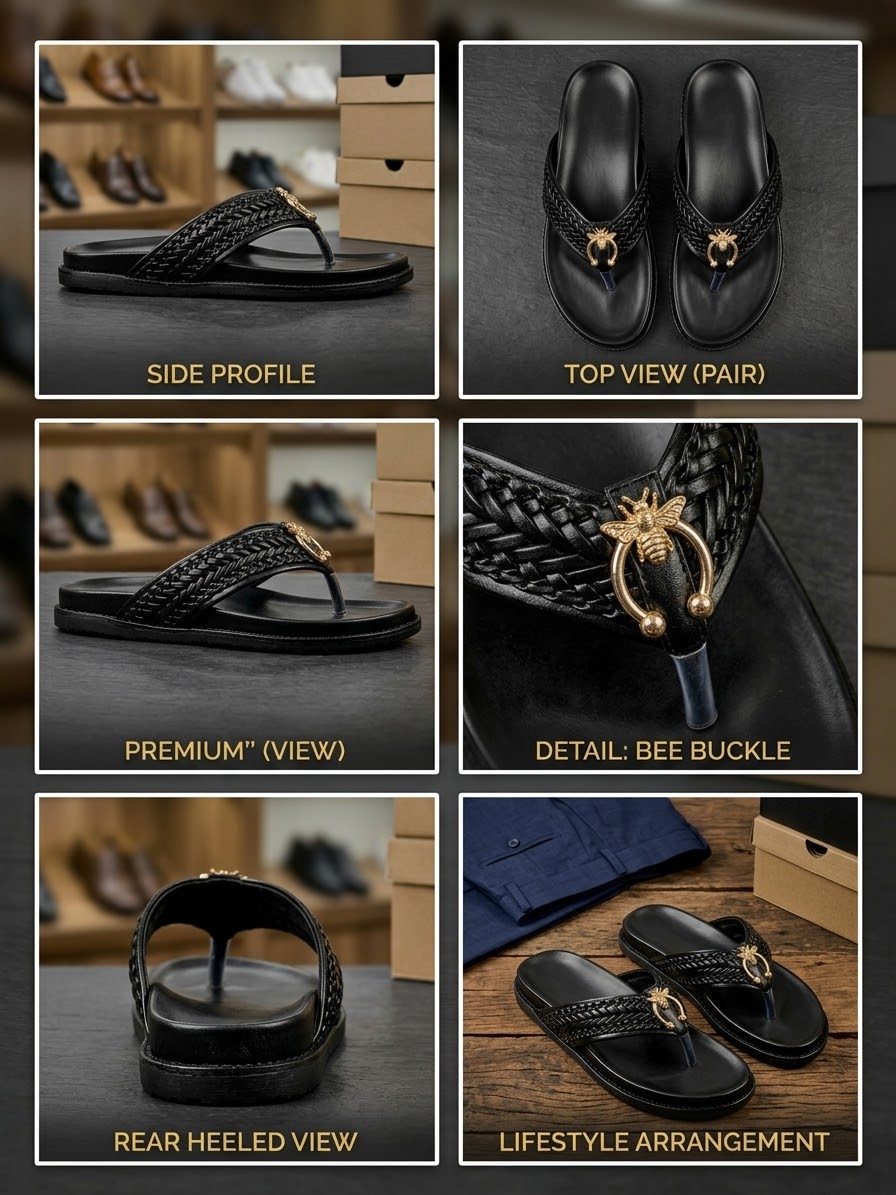 000-Gucci medicated slipper Black