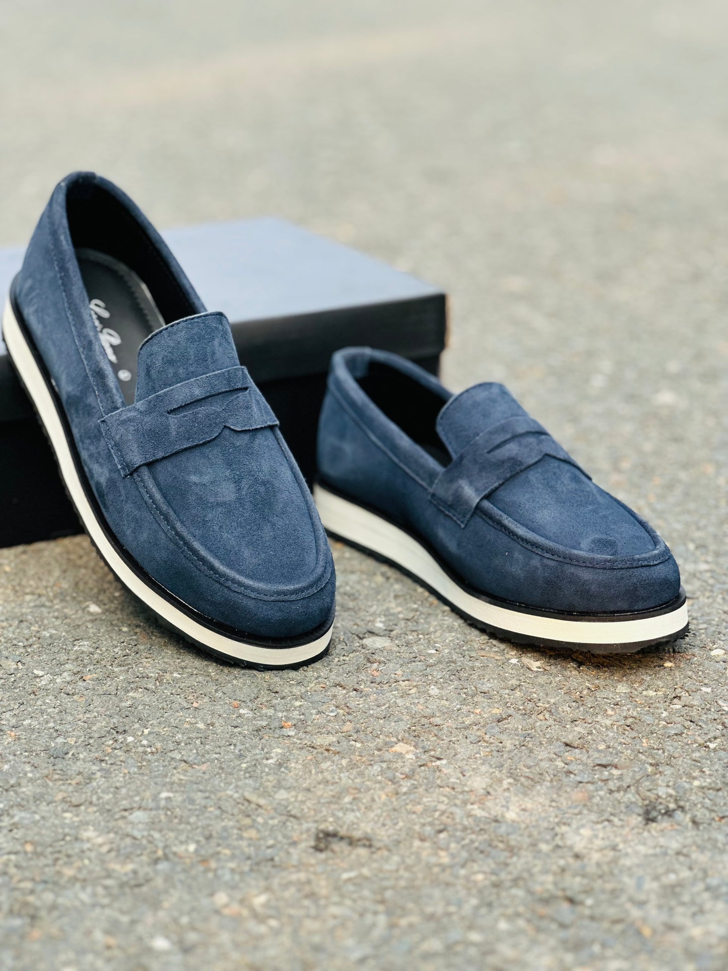 C034-Old Money suede Leather shoe