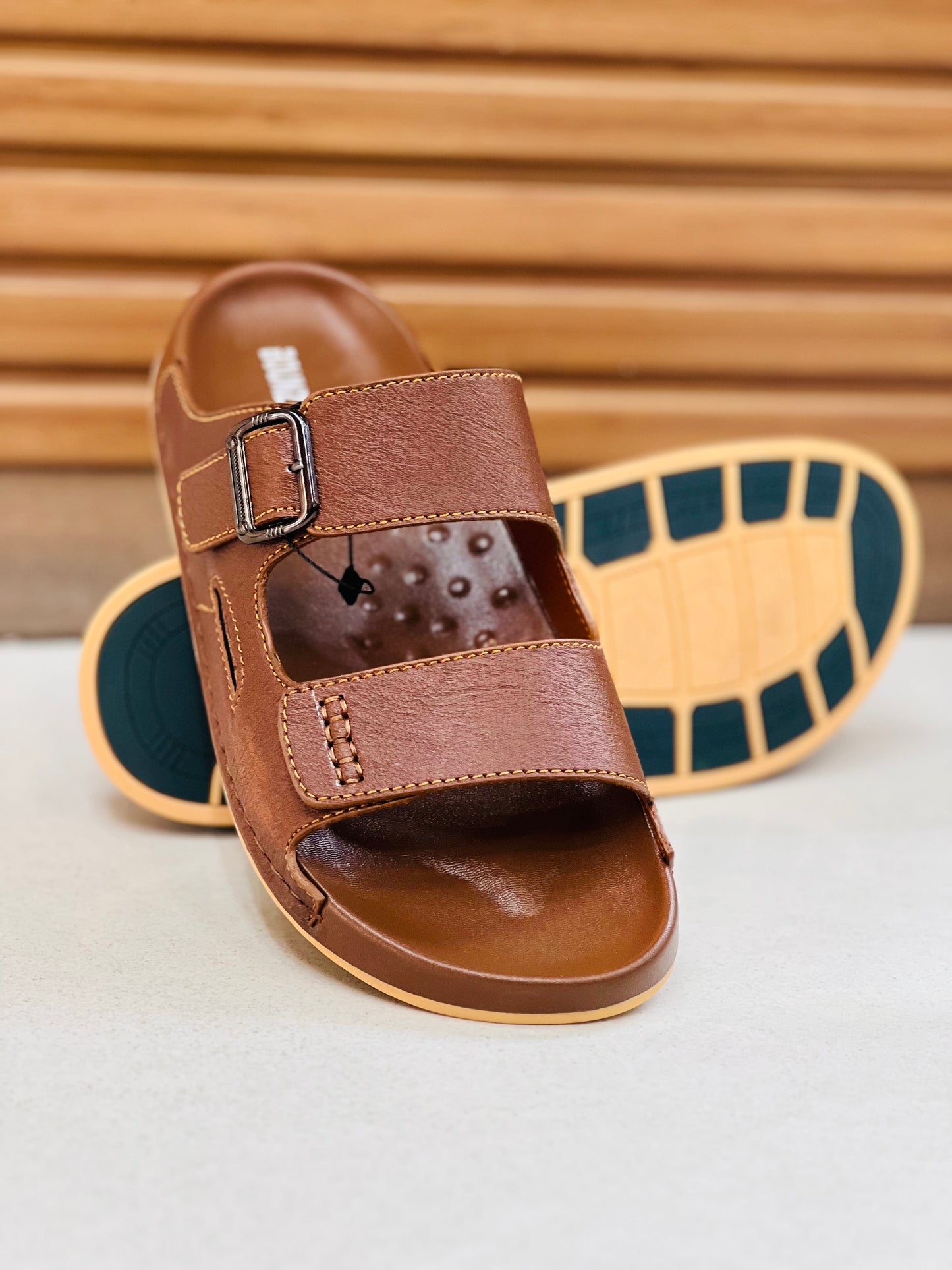 AS03-Leather slipper