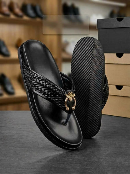 000-Gucci medicated slipper Black
