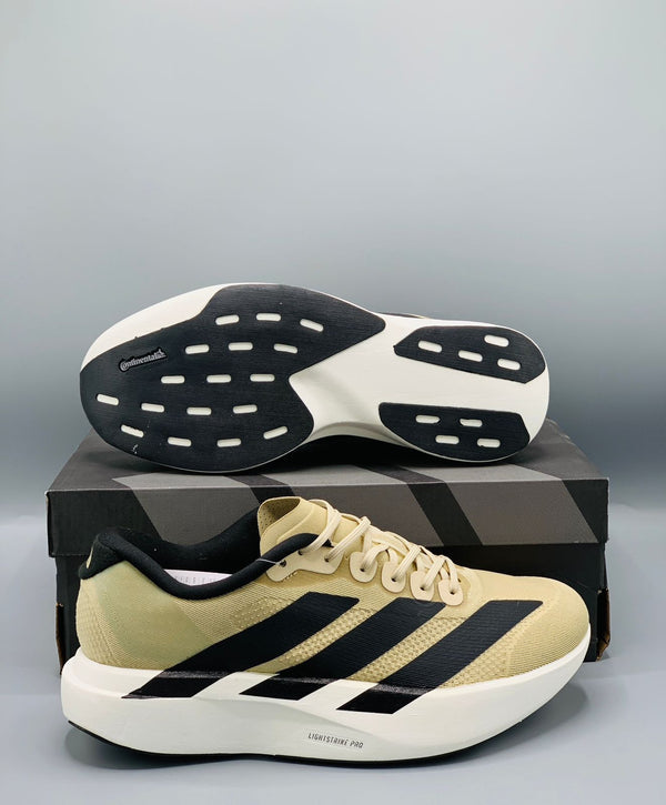 J012-ADIZERO EVOSL BEIGE EXTRA SOFT MEDICATED LIGHTWEIGHT SHOES.