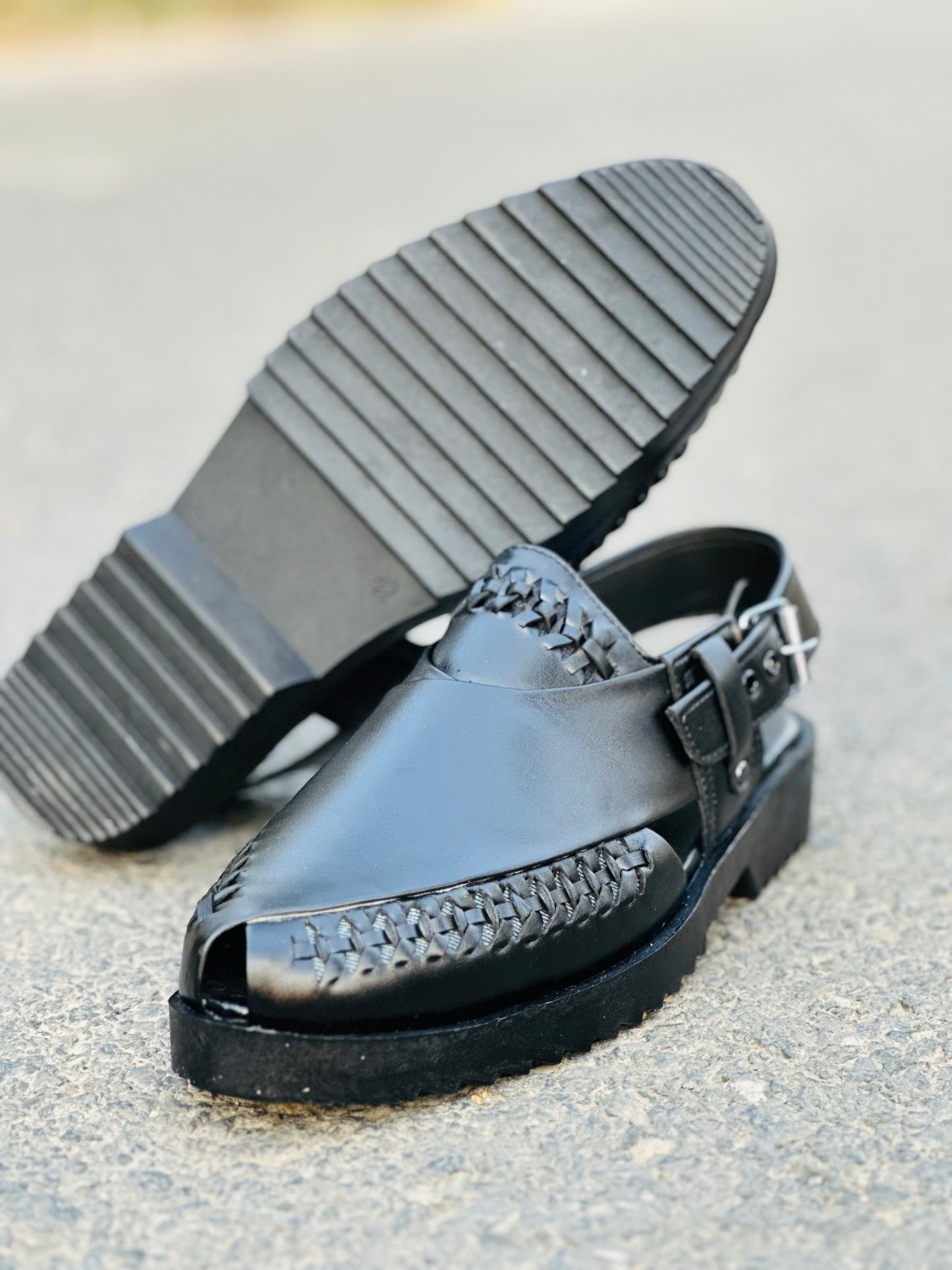 Ak02- Leather slipper